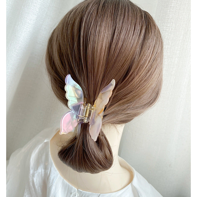 Wholesale French Vintage Butterfly Acetate Hairpins Hair Clips